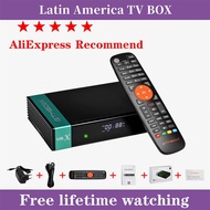 GTMEDIA LA V8X LAcam 70วัตต์ Claro อเมริกา Norte 61วัตต์ Movistar DVB-SS2S2Xสนับสนุน IksccamM3Uสมาร์