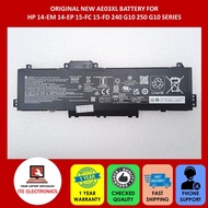 ORIGINAL NEW AE03XL HP 14-EM 14-EP 15-FC 15-FD 240 G10 250 G10  SERIES BATTERY