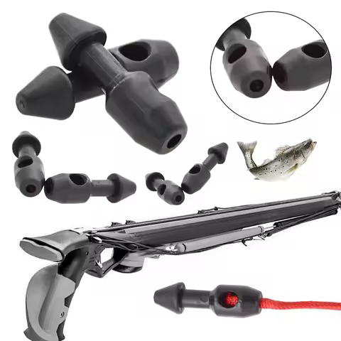 6Pcs Spearfishing Wishbone Plastic Speargun Rubber Band Wishbone Inserts Spearfishing Diver Fishing 