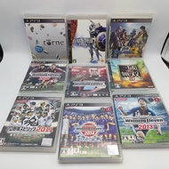 PS3 SET Includes 9 Games No Duplicates 2 Can Play All Average 27- Winning Eleven Basara 3 Kingdoms S