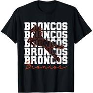 Vintage Broncos Inspirational Athletic Name Design Gift T-Shirt