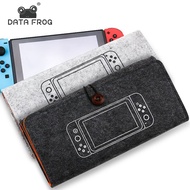 DATA FROG Nintendo Switch/Nintendo Switch Lite Carrying Soft Case Felt Pouch Protection Storage Bag