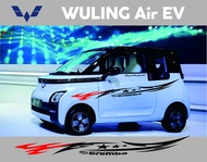 Sticker wuling air ev sticker cutting sticker samping wuling air ev