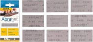 Mirka 10 pieces. 2 3/4-Inch by 5-Inch P80 Abranet Sheets, 9A-149-APRP, Assortment