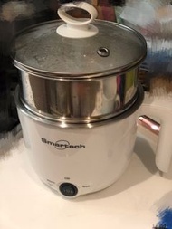 三折Smartech travel pot (三腳插蘇）迷你煲一人鍋可煮麵蒸蛋蒸包煮早餐