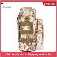 ChicAcces Molle Outdoors Tactical Shoulder Bag Water Bottle Pouch Kettle Waist Back Pack