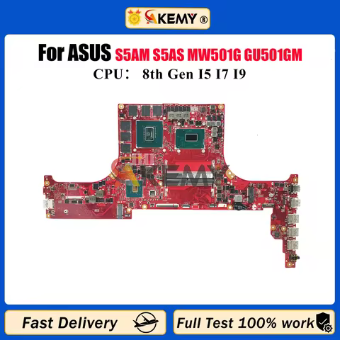 GU501GM Laptop Motherboard For ASUS GU501G S5AM S5AS MW501G GU501GS GU501GM GU501GX GU501GV GU501GZ 