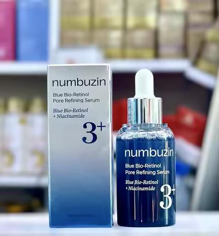 30ml Original Numbuzin No.3 Blue Bio-Retinol Pore Refining Serum Niacinamide Gentle Improve Skin Tex