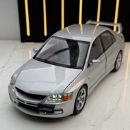 1: 24 Mitsubishi EVO9 Street Car Version Silver Alloy Car Model, Alloy Material, Details Perfect Res