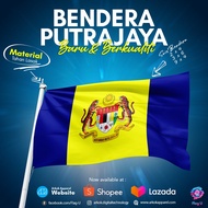 Putrajaya flag Bendera 9x4 feet Jata Wilayah Persekutuan Putrajaya