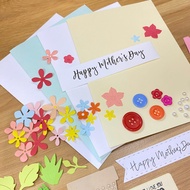 Mother's Day greeting card Kit - DIY card set for March 8, October 20 for mother - Set of 05 cards -