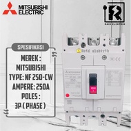 MCCB Breaker MITSUBISHI NF250-CW 3P 250A