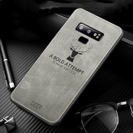ผ้ากวางกรณีโทรศัพท์อ่อนสำหรับ Samsung Galaxy Note 9 แบบ Silicon TPU ผ้าเนื้อปกหลังสำหรับ Samsung Galaxy Note 9