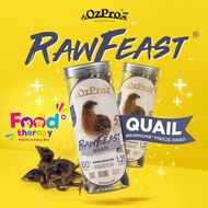 OzPro RawFeast Freeze Dried Raw Meat Premium Cat/Kitten Treats - Quail