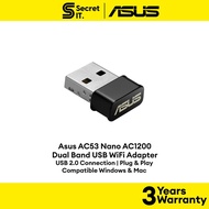 Asus AC53 Nano AC1200 Dual Band USB WiFi Adapter