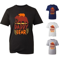 Fathers Day Daddy Bear TShirt Bear Lover Grandpa Dad Birthday Unisex Top