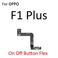 สวิตช์ปุ่มเปิดปิดปุ่มปิดเสียงเงียบปุ่มปรับระดับเสียงสายเคเบิ้ลยืดหยุ่นสำหรับ OPPO F1 F3 F1s บวก F5อะไหล่ F7เยาวชน