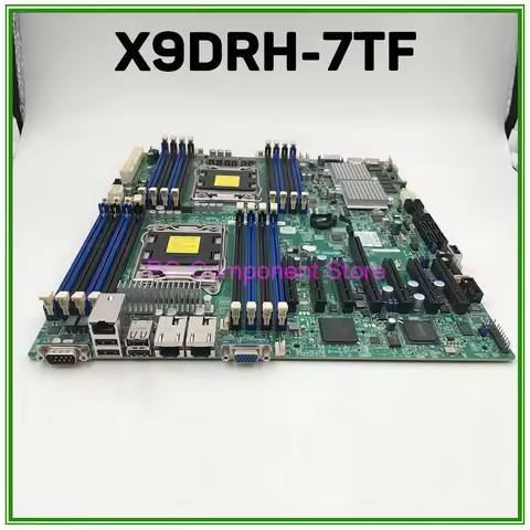 For Supermicro Server Motherboard Support E5-2600 V1/V2 Family ECC LGA2011 DDR3 X540 Dual Port 10GBa