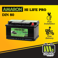 [Installation Provided] Amaron Hi Life Pro DIN80 Car Battery Bateri Kereta