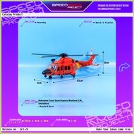 Newray Sky Pilot Custom Helicopter Agusta Westland AW139 Basarnas Rescue SAR Diecast Miniature 1:48
