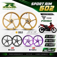 Sport Rim VOGE FR150 RAPIDO 502 160/160/17' VOGE FR150 Gold Purple Black FR Tubeless Head Accessorie