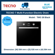 TECNO 7 Multi-Function Electric Oven, TMO 38 Black