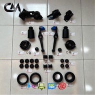 33 ITEM COMPLETE SET FOR PERODUA KANCIL 660/850-ENGINE MOUNTING/LOWER ARM/CROSSMEMBER BUSH/ABSORBER MOUNTING/COIL SPRING