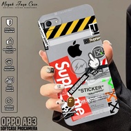 Case Oppo A83hp - Oppo A83 Softcase BA Motif - Oppo A83 Casing - Silicone Oppo A83hp - Protector hp 