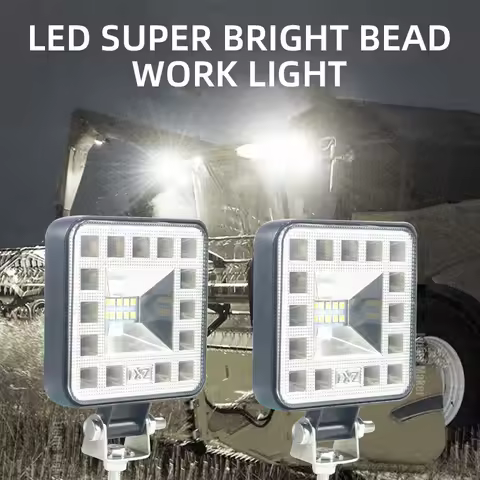 1PC/2PC 69W 23SMD Work Light 12V-30V LED Light Bar For Car Motorcycle Tractor Boat Truck 4X4 4WD SUV