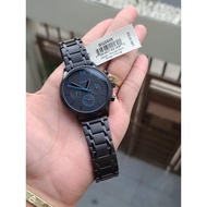 Fossil Fenmore Midsize Multifunction Black Stainless Steel Watch for Men BQ2405