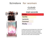 SZINDORE CLOUD FOR WOMEN 💯ORI HQ 15ML