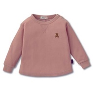 全新日本童裝Polobaby 粉紅色 鬆身 華夫格針織衛衣 size90碼 小童BB衫小朋友tee 長袖 T恤 sweater  champion buddy lee