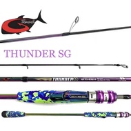🔥NEW🔥 G-TECH Thunder SG Saltwater Game Solid Carbon Spinning Baitcasting Rod