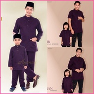 🌹BAJU RAYA 2024 PURPLE🌹 Koleksi Warna Biru Kundang Baju Lelaki Sedondon Ayah & Anak Baju Melayu & Ku