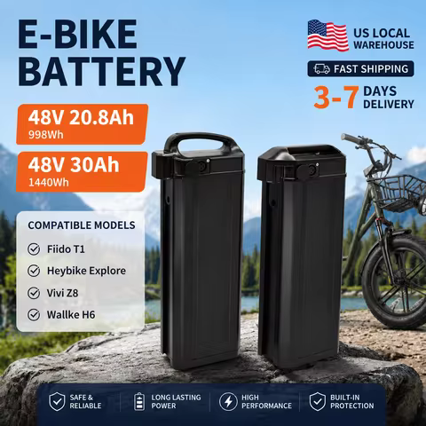 48V Battery for Fiido T1 Pro Heybike Explore Ebike battery 48V 20.8Ah 30Ah battery for Vivi Z8 Wallk