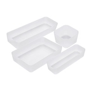 กล่องเก็บของอเนกประสงค์ รวมเซ็ท HomeHuk Plastic Drawer