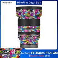 35GM 1.4 / 35mm F1.4 GM Lens Decal Skin Wrap Cover para sa Sony FE35 F1.4GM (