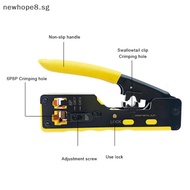 [newhope8] All In One Rj45 Pliers Networking Crimper Cat5 Cat6 Cat7 Cat8 Crimping Network Tools Multi-function Network Cable Pliers [SG]