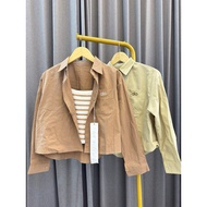 KEMEJA Alo Crop Shirt