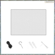 Cat Netting Balcony, 10x13ft for Pets, Steel Wire Reinforced Balcony Screen Anti-Fall Pet Mesh Fence
