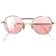 YUICHI TOYAMA 日本製造 U-107 Itten 圓形太陽眼鏡，金/銀/粉紅色，46□23-145，Double Dutch 系列，二手，YUICHI TOYAMA