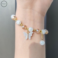 【Daisy】Crystal Beaded Bracelet Butterfly Gravel Bracelet Best Friend Bracelet