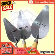 Cement Spoon with Wooden Handle Wilmer Pointed 6 Inch 7 Inch Stainless Steel Cement Ladle Sand Mixin