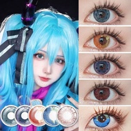 【Happybuynow】1pair(2pcs) Contact Lens Cosplay Holiday Celebration Colored Contact Lense Eye Beauty Makeup Yearly Use