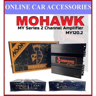 Mohawk MY Series 2 Channel Amplifier MY-120.2 High Power Amp 2Ch Car Amplifier
