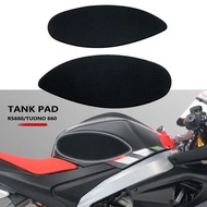 RS660 Side Fuel Tank pad Tank Pads Protector Stickers Decal Gas Knee Grip Traction Pad Fit For Tuono