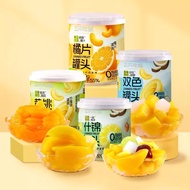 Three Squirrels Afternoon Fruits Assorted Fruits Canned Food 200g/Can Fresh Yellow Peach Coconut Fru