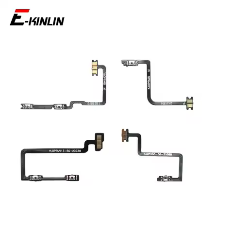 Mute Switch Power Key Ribbon Repair Parts For OPPO Realme 7 7i 8i 8s 8 Pro 4G 5G Volume Button Contr