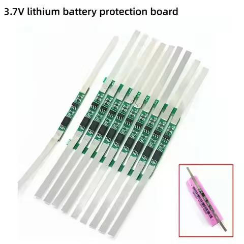10pcs 3A BMS PCM Battery Protection Board For 3.7V 18650 Li-ion Lithium Battery W/ Solder Be JB Over