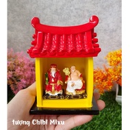 God of Wealth - Earth God Temple (including large size call + 4.5cm Earth God of Wealth statue)